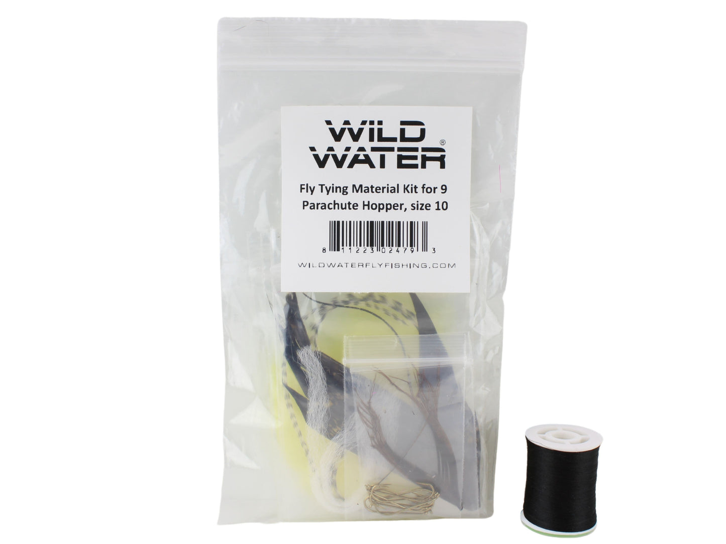 Wild Water - Fly Tying Material Kit, Parachute Hopper