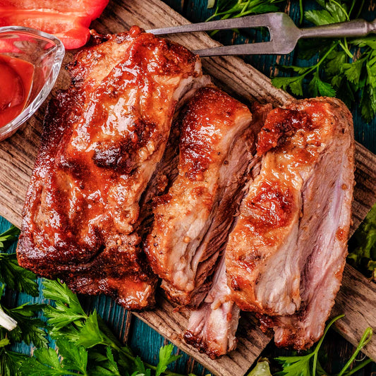 Pig of the Month BBQ The Best Ribs You'll Have All Year – Peach Sriracha Baby Back BBQ Ribs | Limited Season