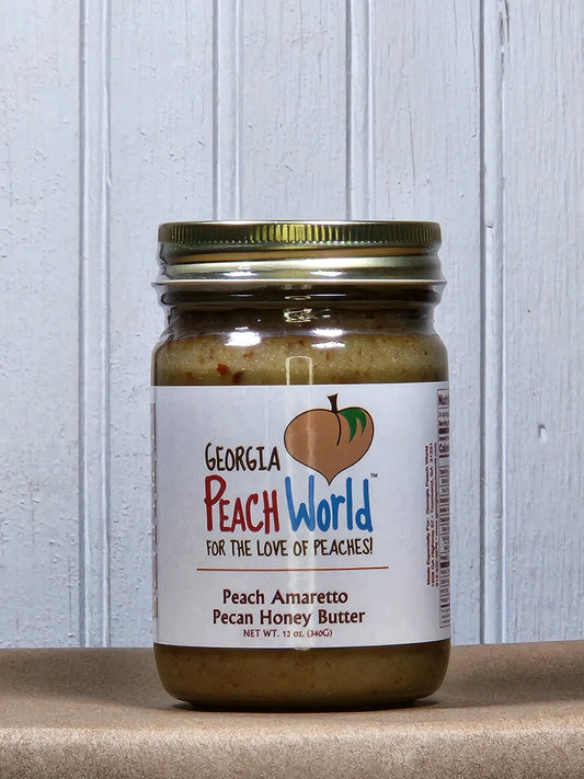 Georgia Peach Praline Pecan Honey Butter