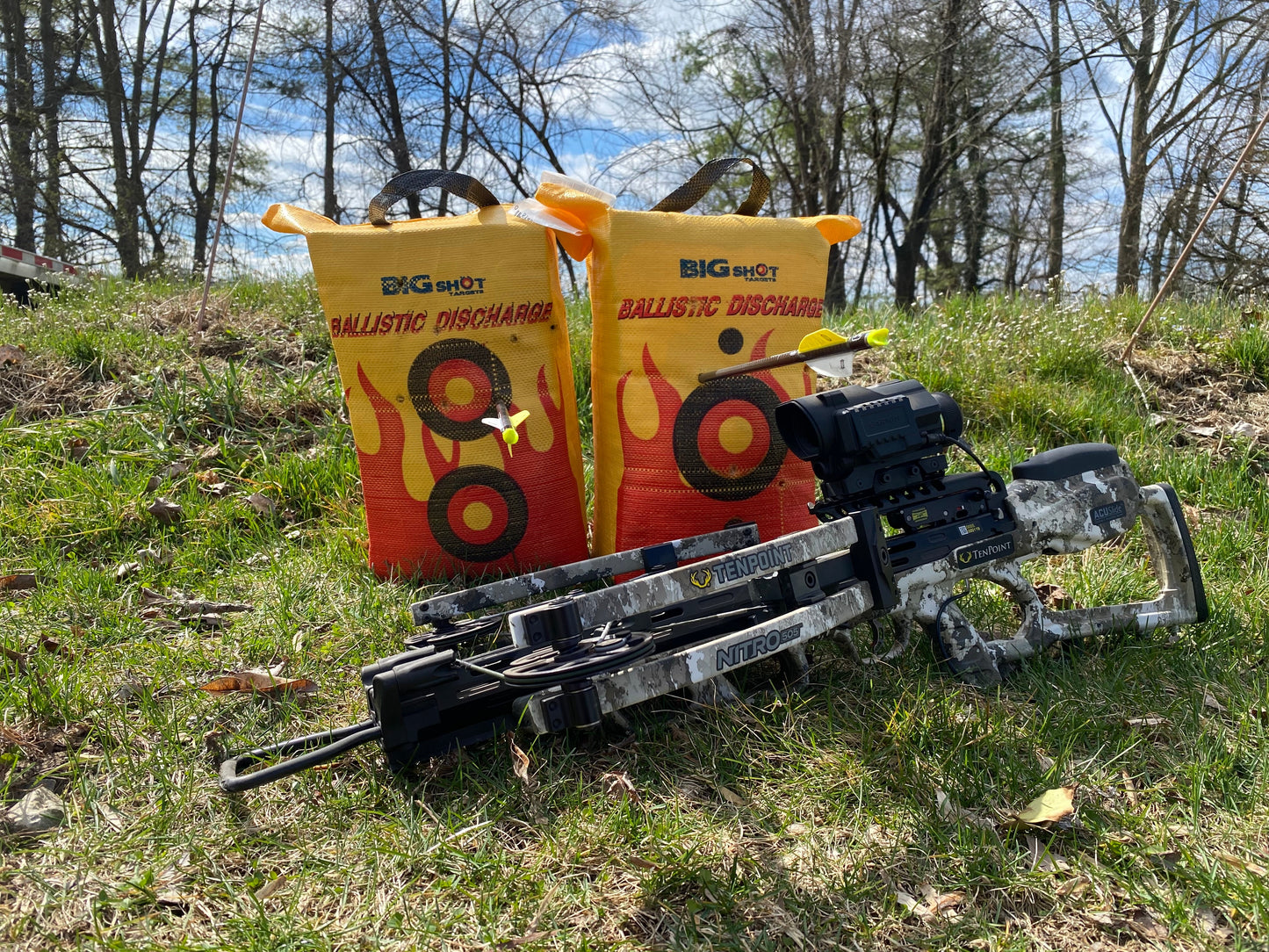 BIGshot Archery Ballistic Discharge Bag Target