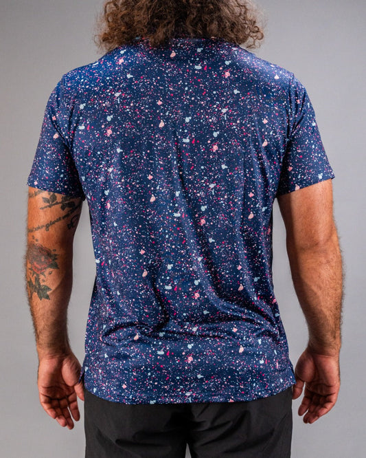 Pins and Aces Blue Splatter