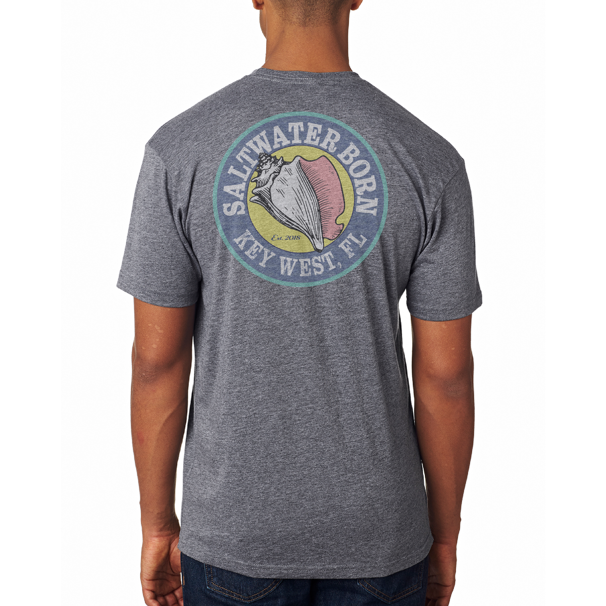 Saltwater Born Key West, Florida Hogfish Diver Soft Tee