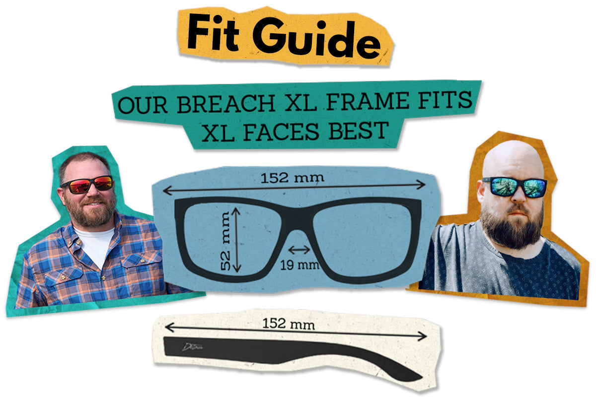 Detour Sunglasses Breach XL - Matte Black - Clear ANSI Z87+