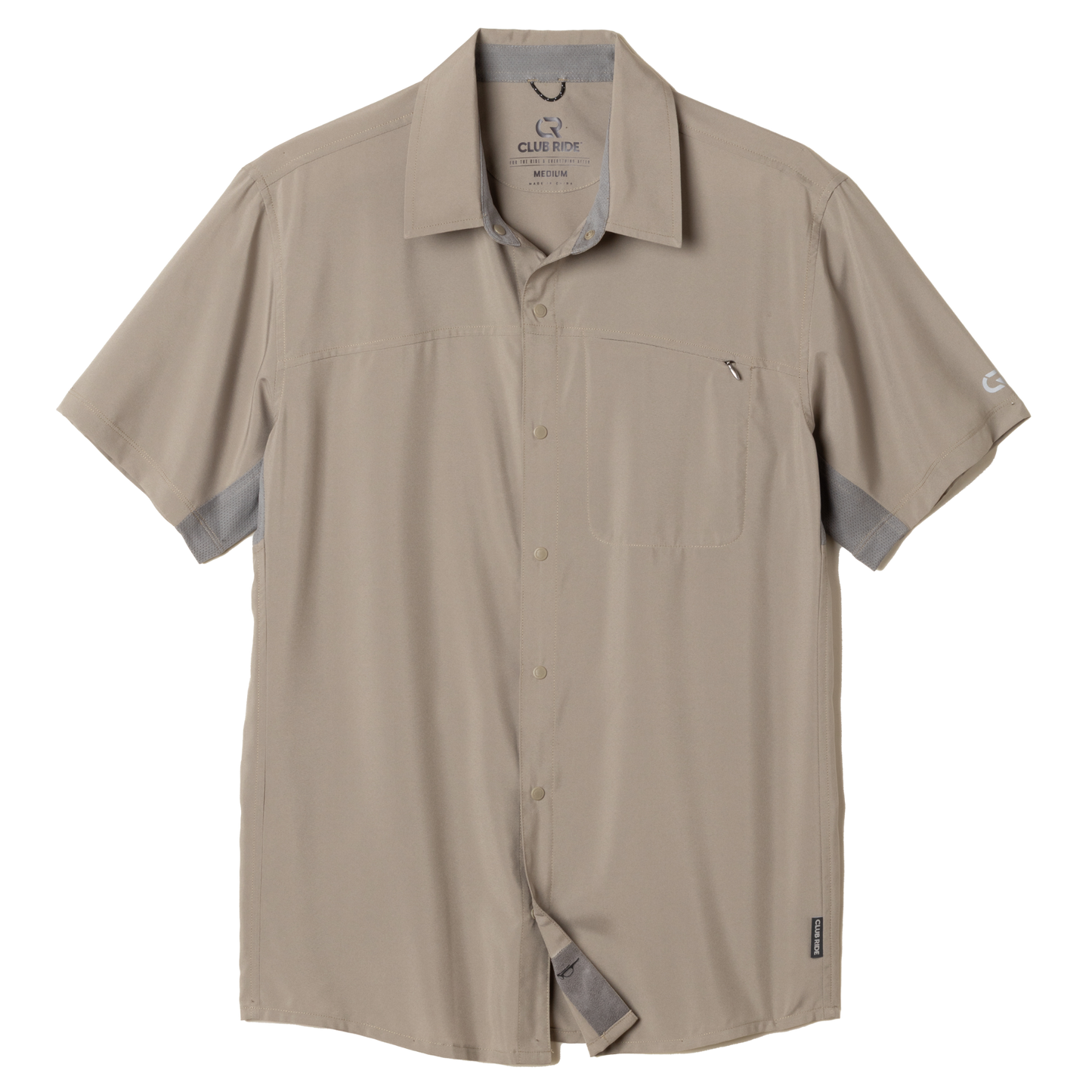 Club Ride Apparel Men's Protocol Lightweight Solid Shirt