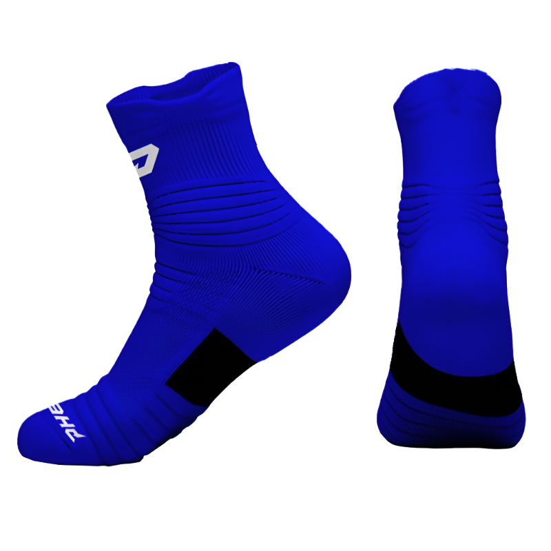 Phenom Elite Quantum Knit Lite Quarter Performance Socks - Royal Blue