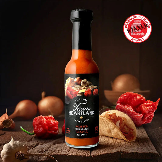 Texan Heartland Roasted Onion & Garlic Reaper Hot Sauce