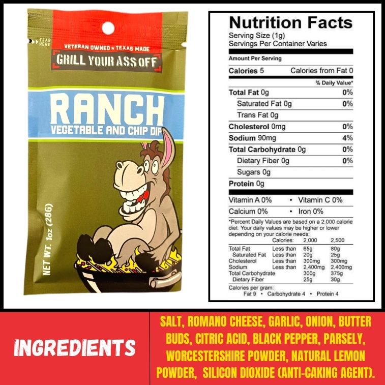 Grill Your Ass Off Ranch Dip