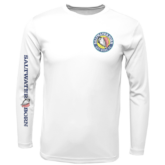 Saltwater Born Key West, FL Turtle Long Sleeve UPF 50+ Dry-Fit Shirt
