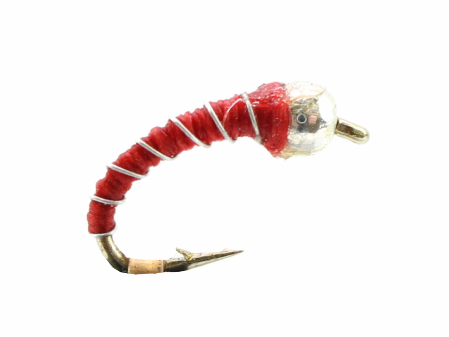 Wild Water - Red Zebra Midge, Size 18, Qty. 6