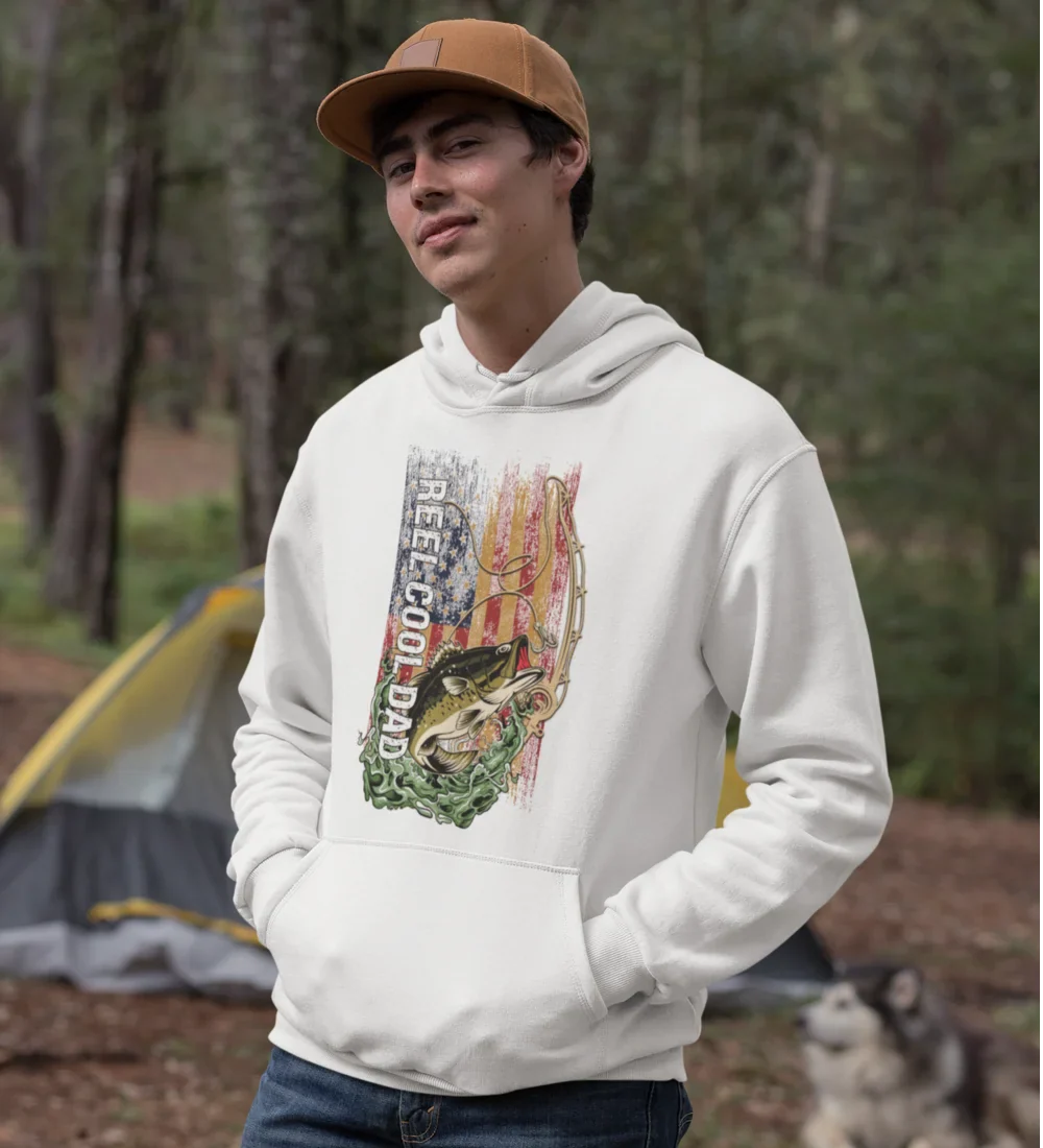 Outdoorzees Reel Cool Dad Unisex Hoodie