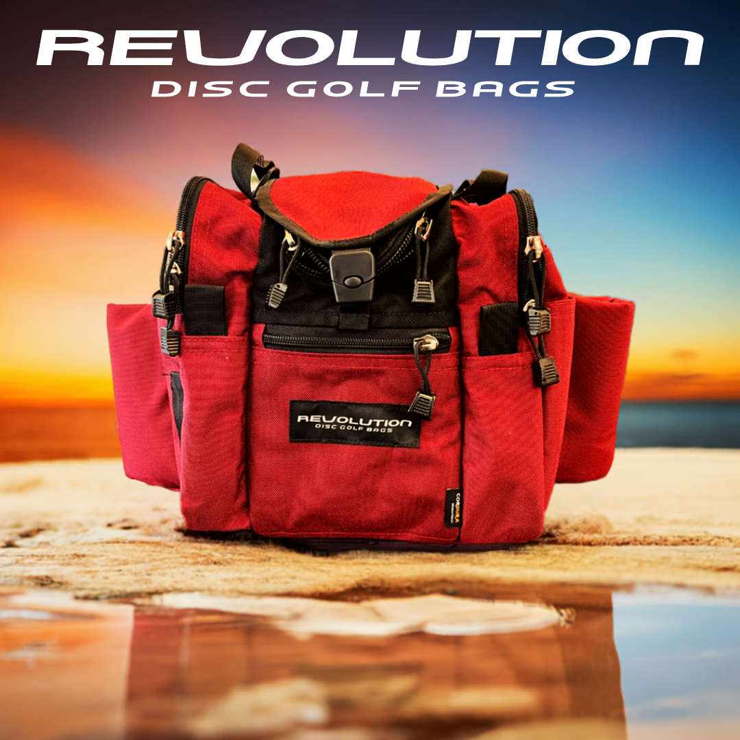 Gotta Go Gotta Throw Revolution Mini Deluxe V3 Disc Golf Bag - Rust