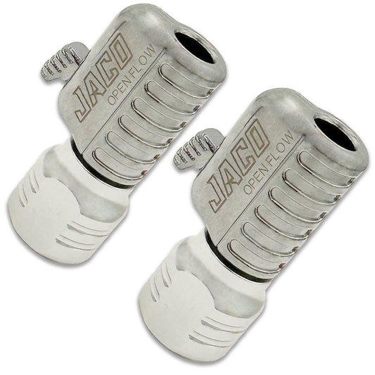 Jaco Lightning™ S2-Series Tire Air Chuck | Open Flow, 1/4" F-NPT (2 Pack)
