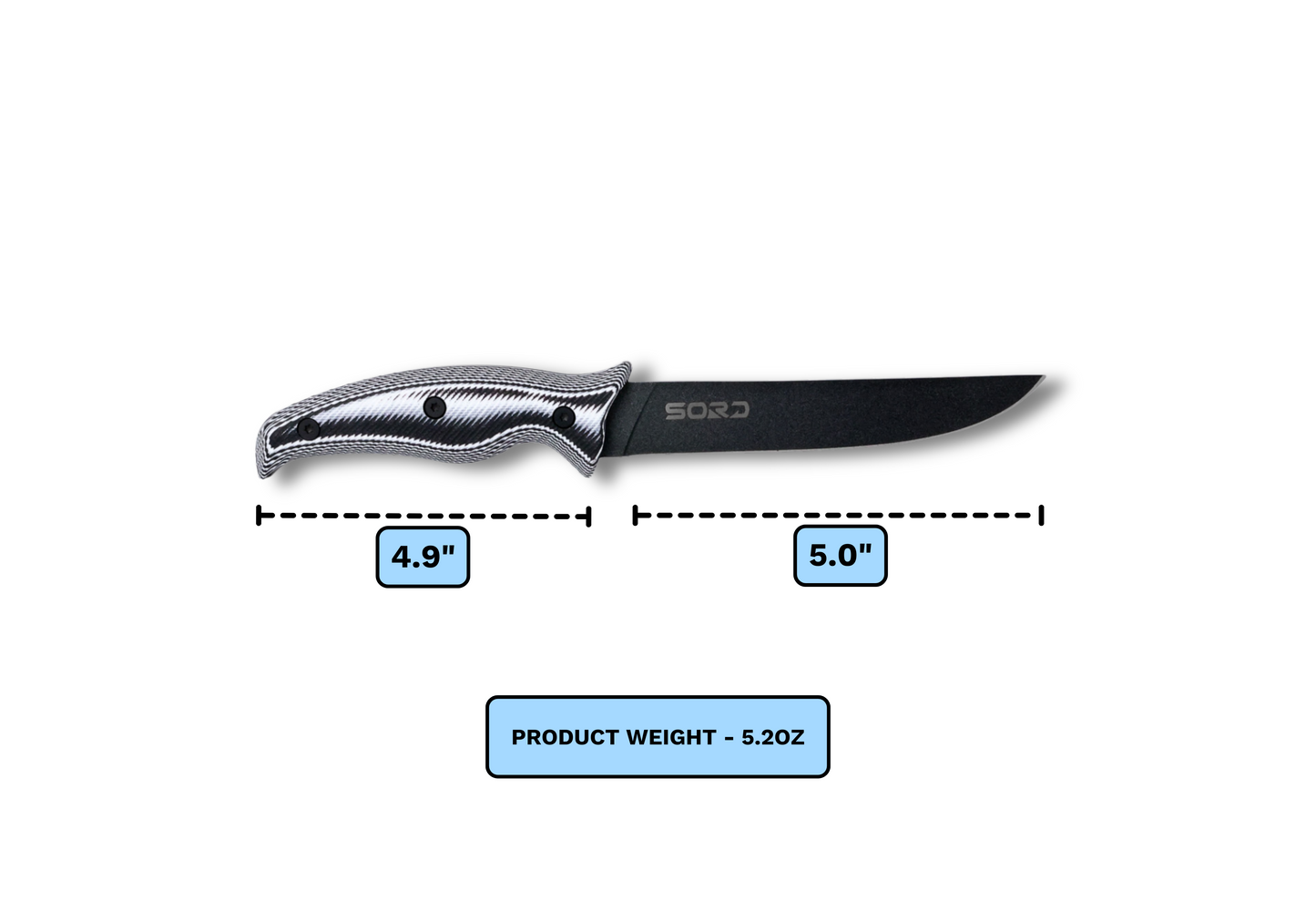 SORD Fishing 5" UTILITY KNIFE