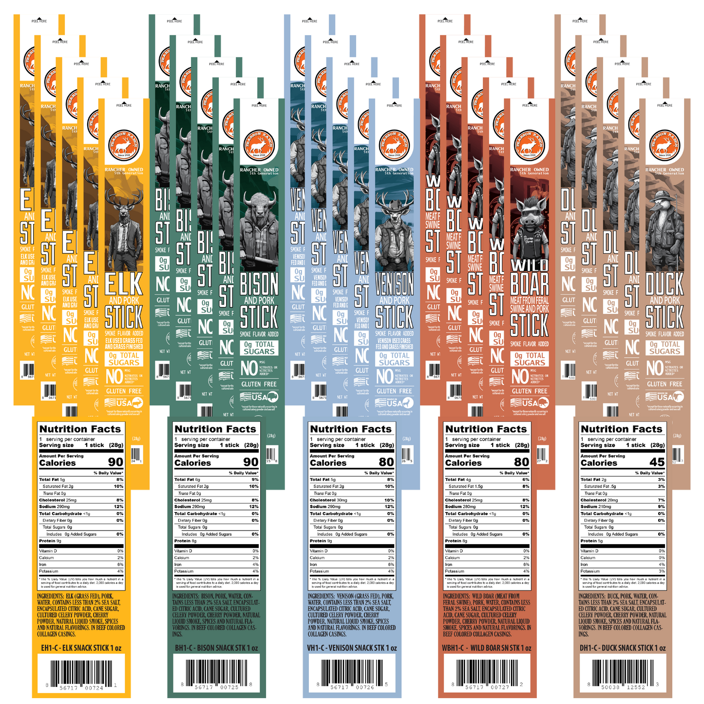 Pearson Ranch - The Snack Attack - Snack Stick Variety Pack