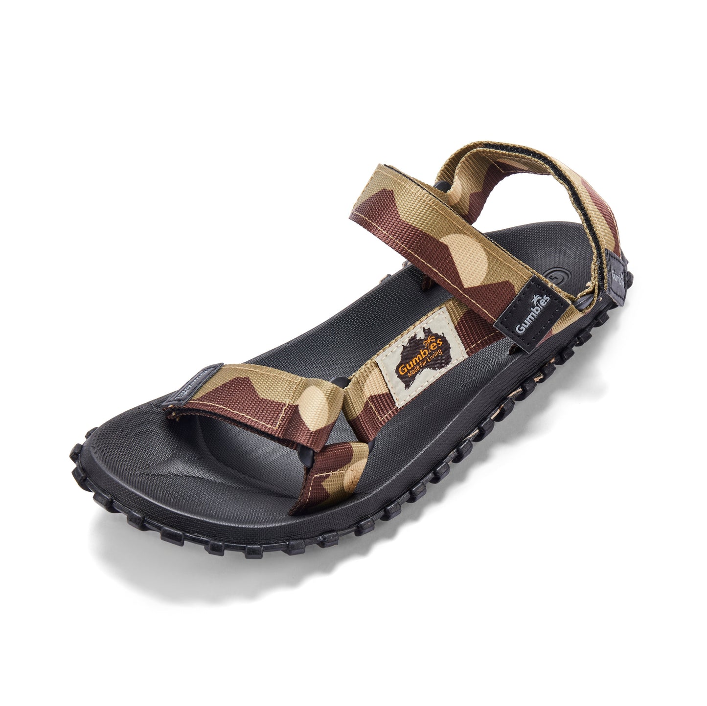 Gumbies Scrambler Sandals - Men's - Sand & Brown