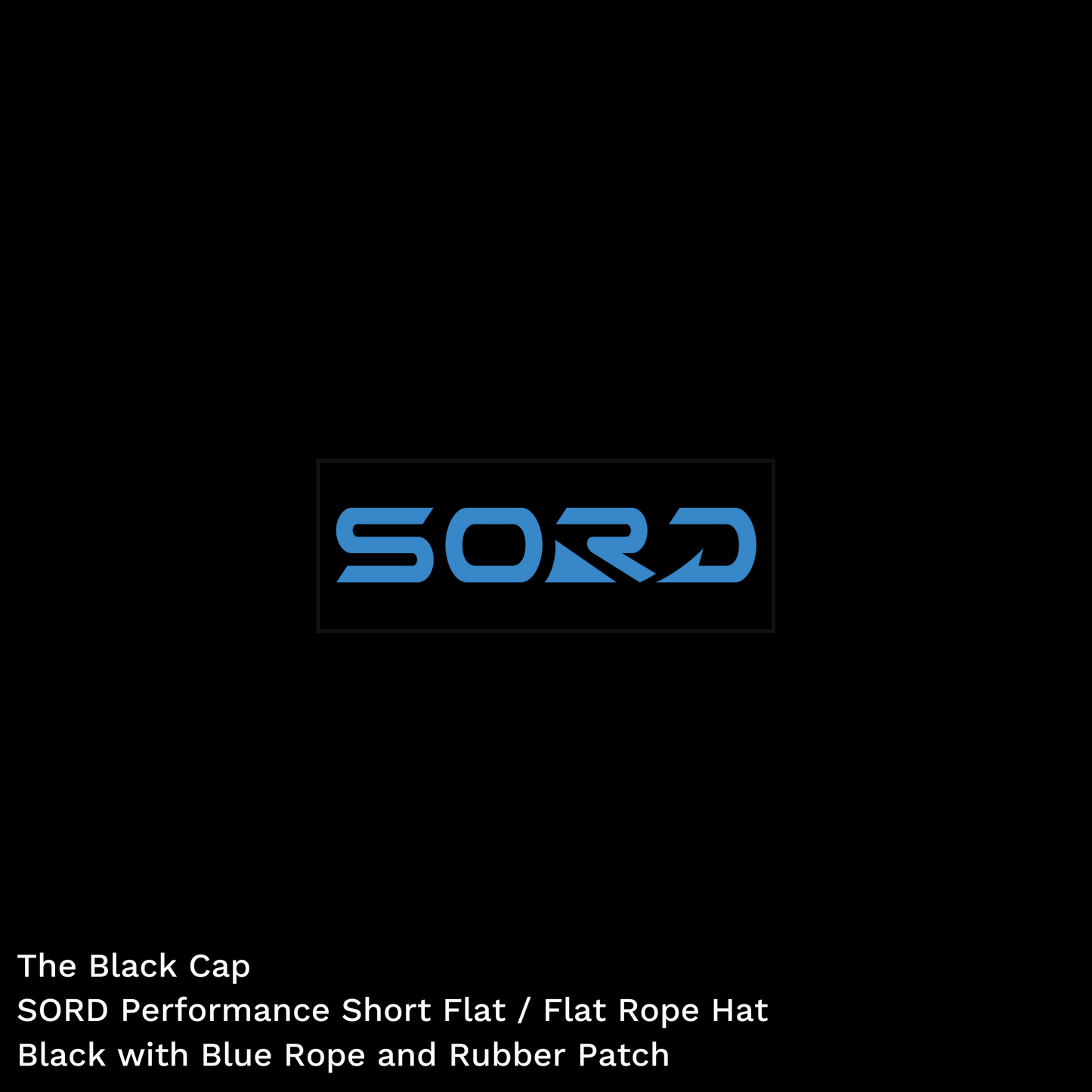 SORD SHORT FLAT - BLACK CAP