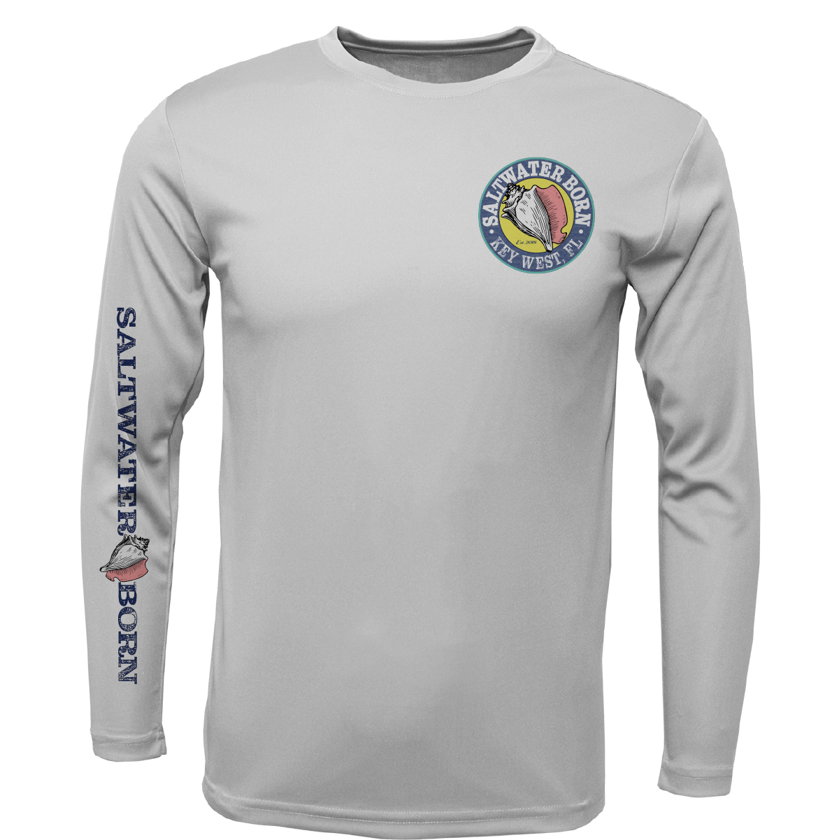Saltwater Born Key West, FL Marlin Long Sleeve UPF 50+ Dry-Fit Shirt