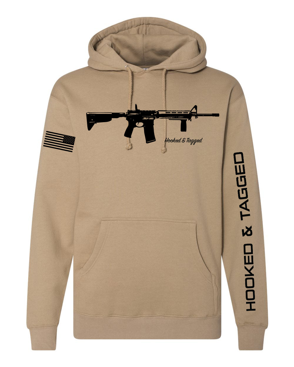 Hooked & Tagged - 2nd Amendment Hoodie
