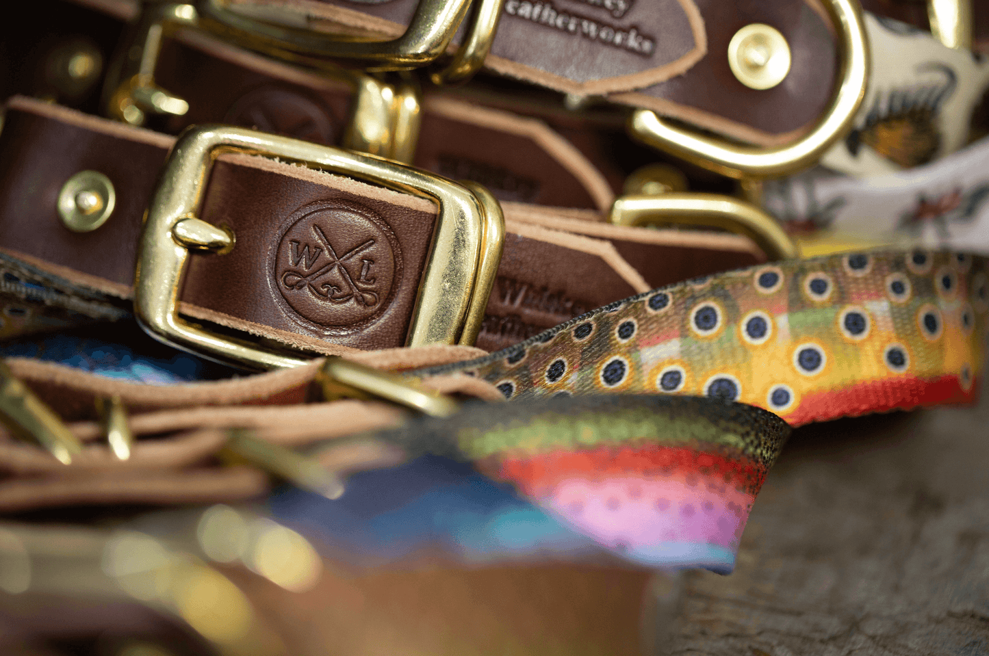 Whiskey Leatherworks Freshwater Dog Collars