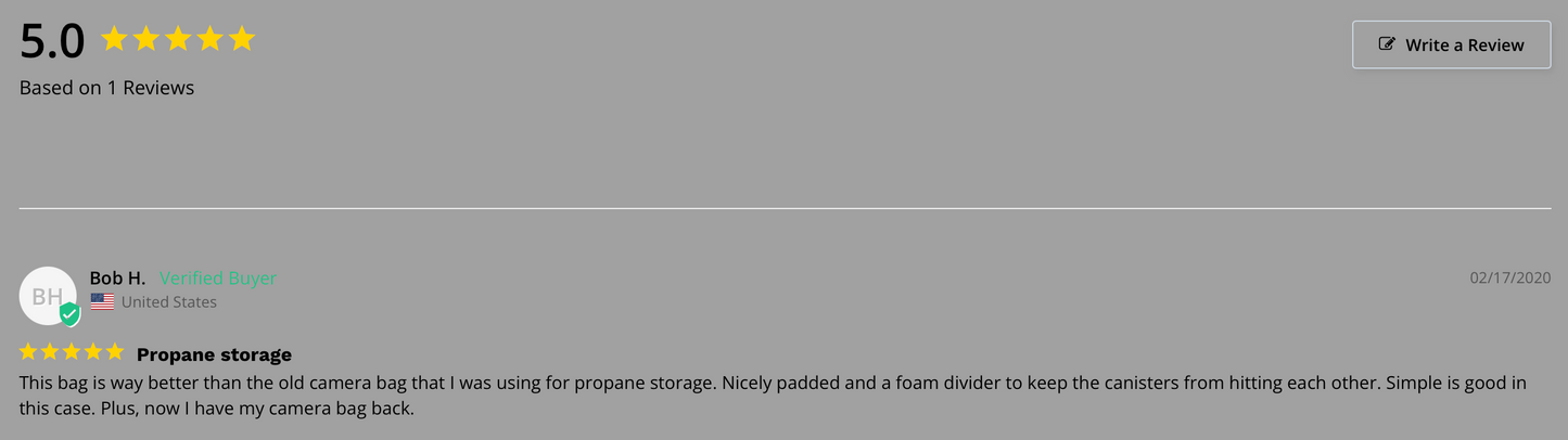 Overland Gear Guy Dual Propane Bottle Pouch