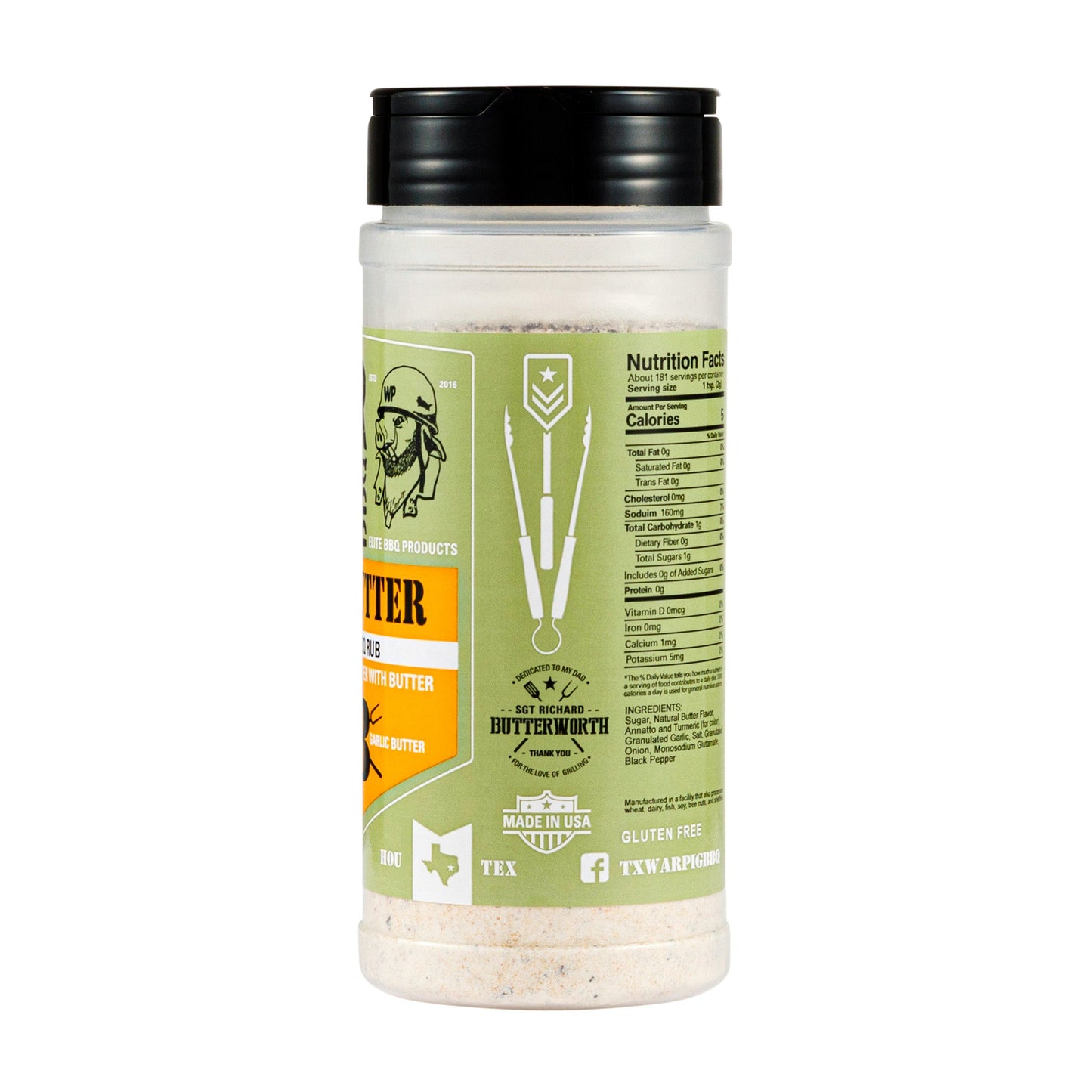 WarPig BBQ Sgt. Butter