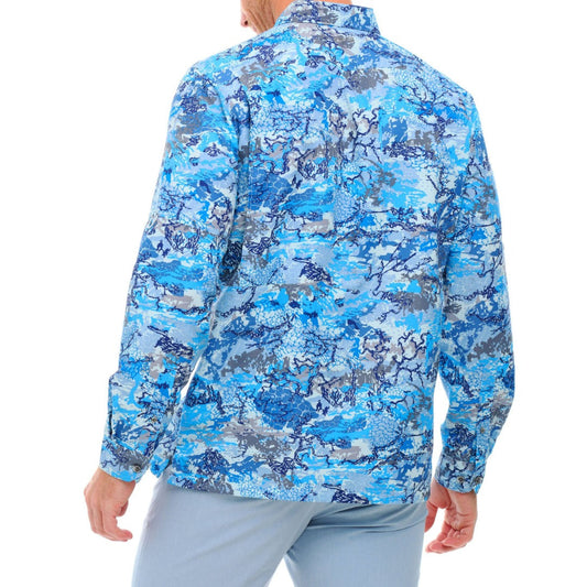 GameGuard Blue Digital Explorer Shirt | Long Sleeve