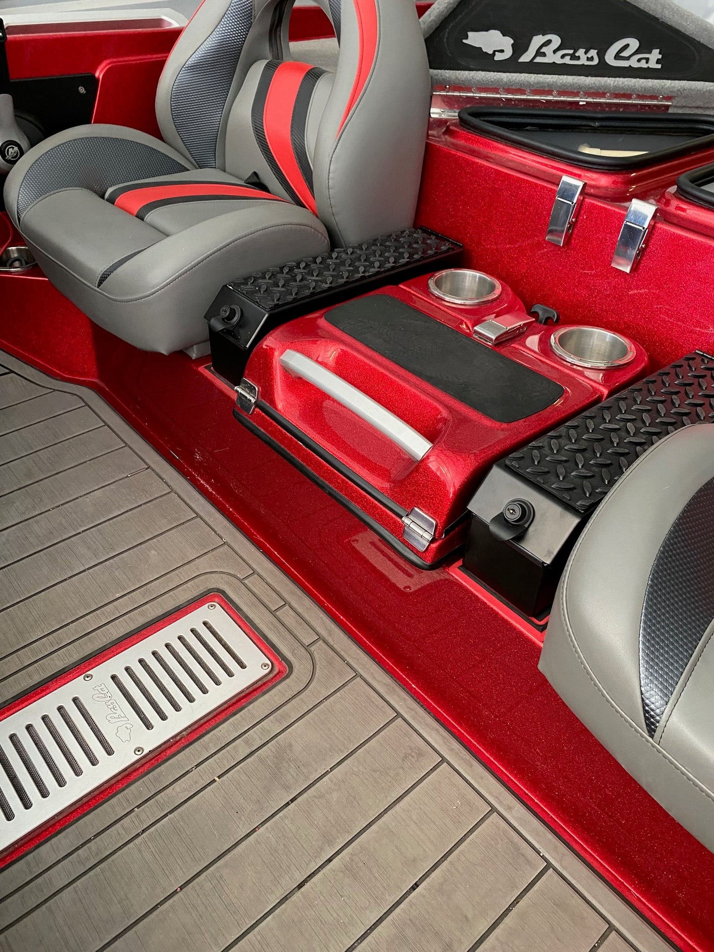 DD26 Fishing Step and Glove Box Combo for the Bass Cat PUMA STS and CARACAL STS (sold as a single box!)