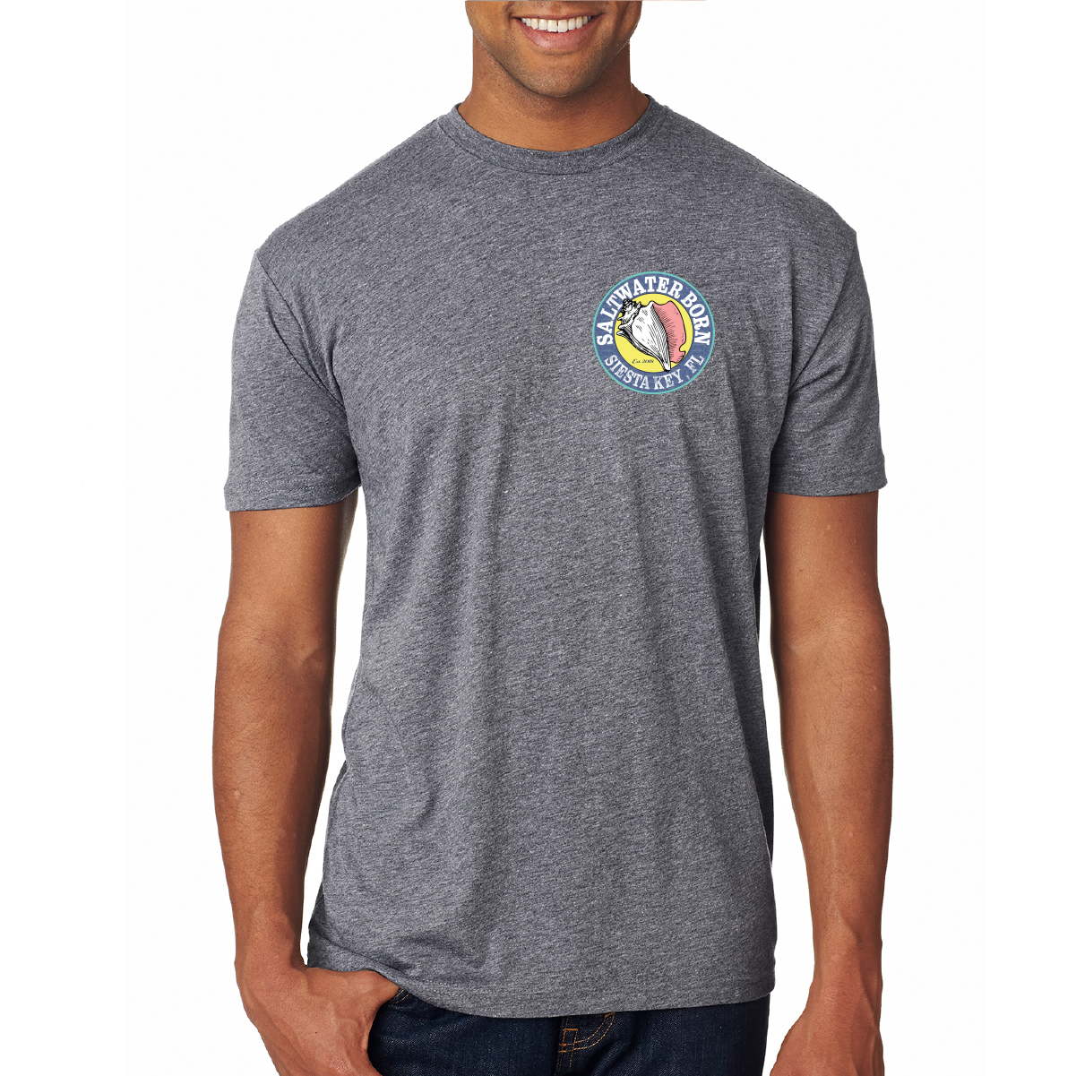 Saltwater Born Siesta Key, Florida Hogfish Diver Soft Tee