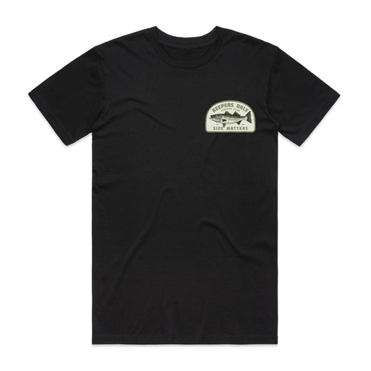 Keepers Only Co Size Matters Black T-Shirt