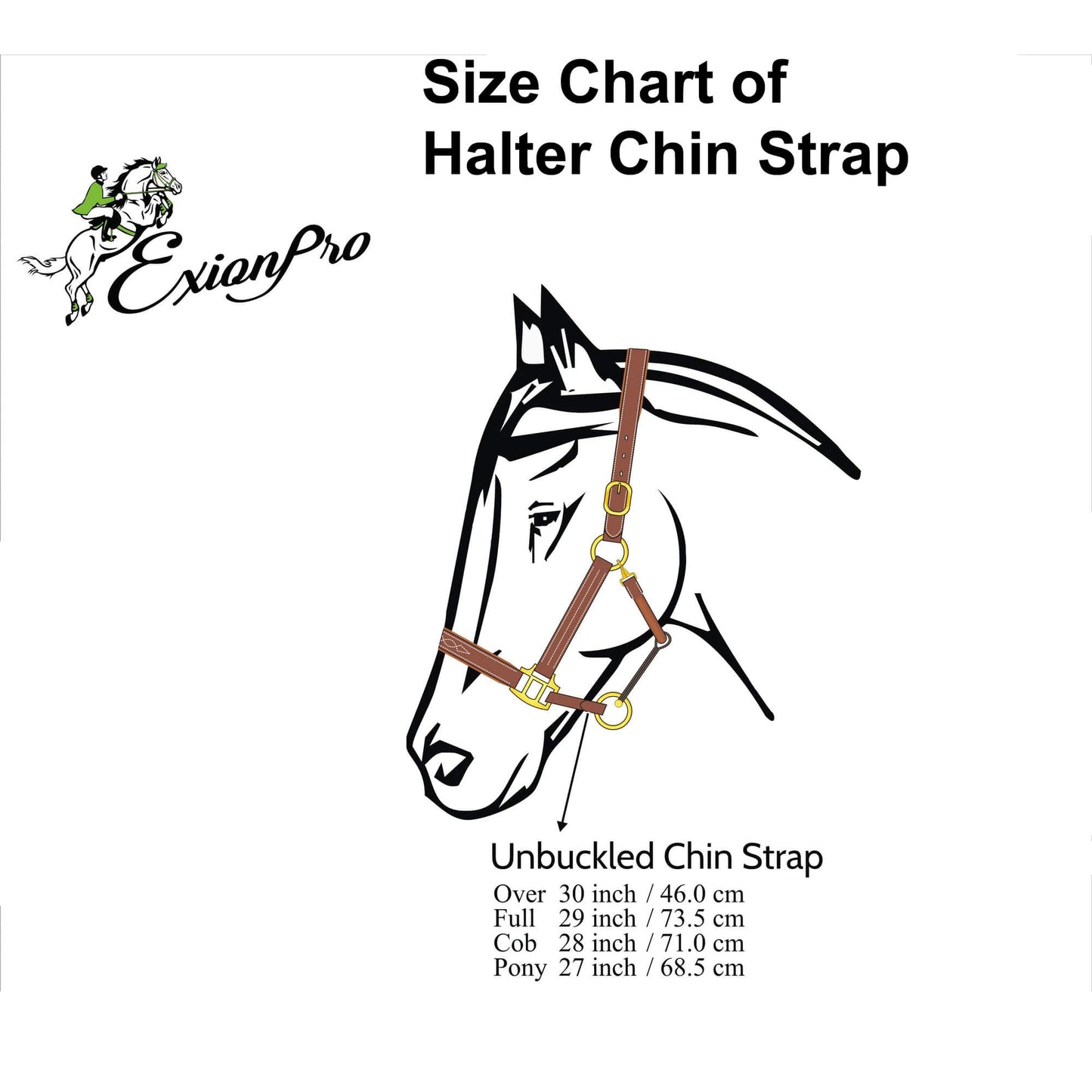 Bridles & Reins ExionPro Replacement Halter Chin Strap