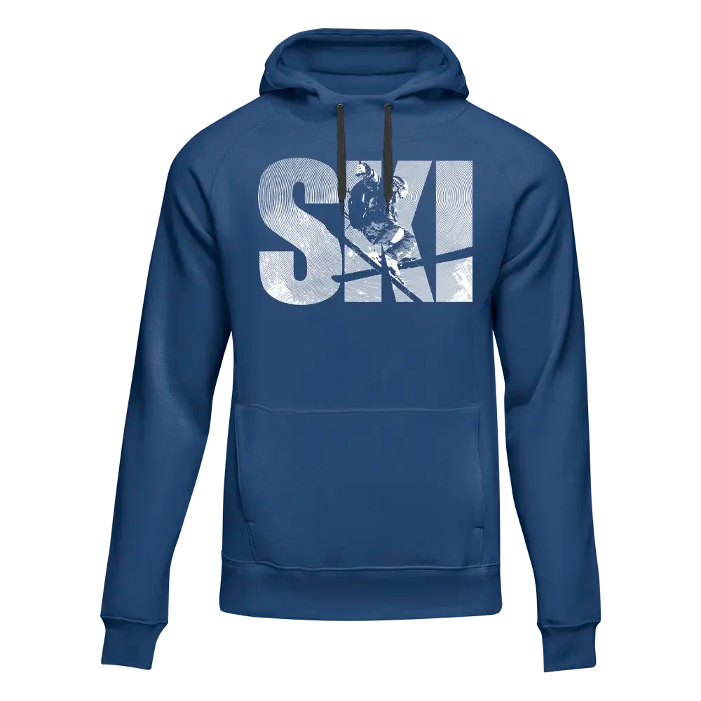 Outdoorzees Ski Adult Fleece Hoodie