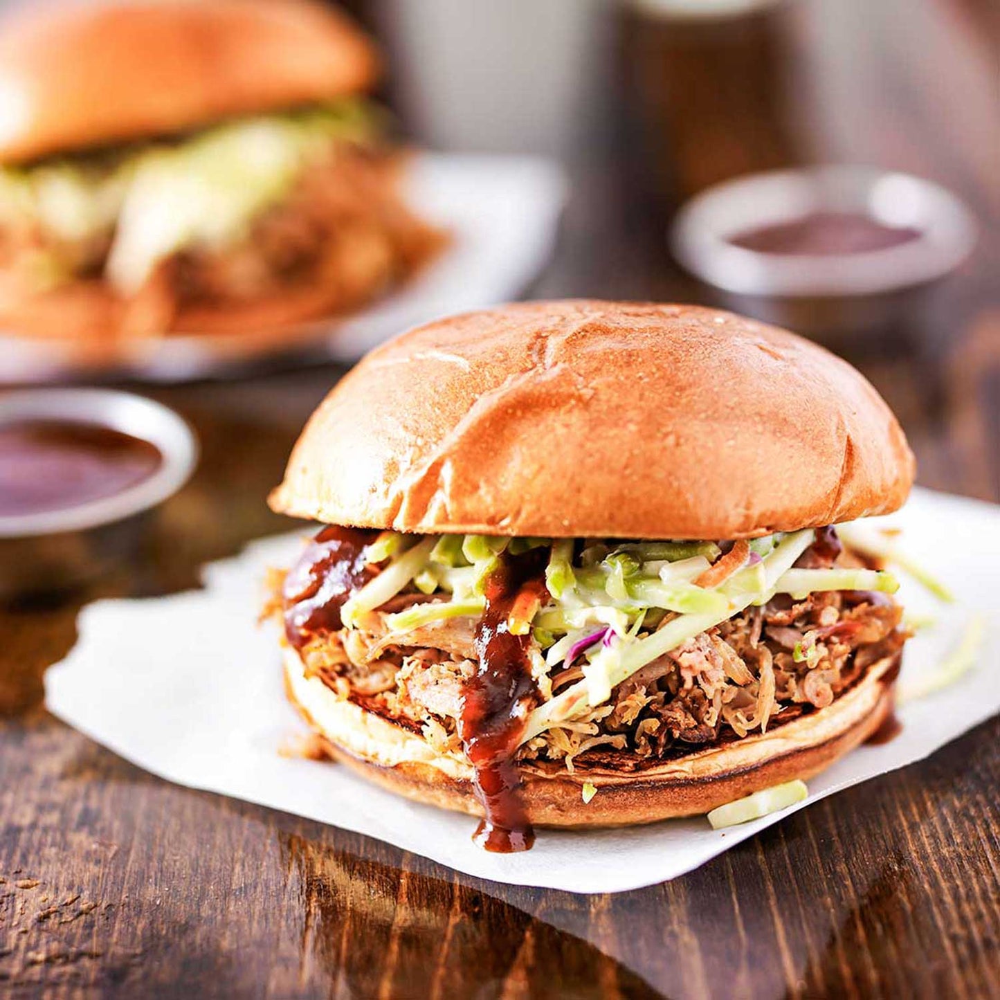 Pig of the Month BBQ Deluxe Pulled Pork Feast: Feeds 6-8