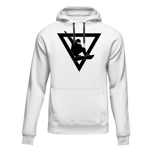 Outdoorzees Never Underestimate An Old Snowboarder Adult Fleece Hoodie