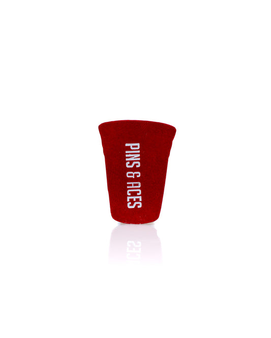 Pins and Aces Red Party Cup Ball Marker