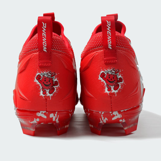 Phenom Elite Kool-Aid 'Cherry' Football Cleats - Quantum Speed by Phenom Elite