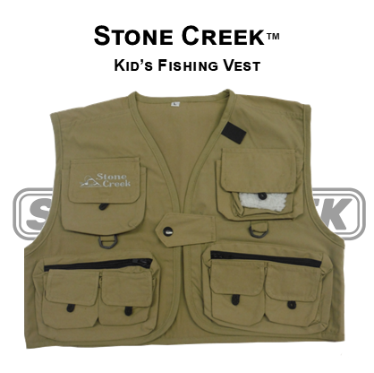 Stone Creek Kid's Fishing Vests