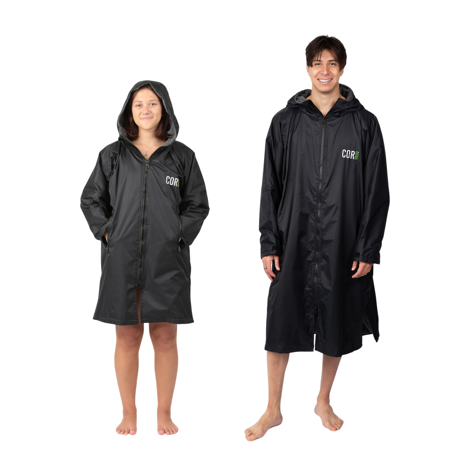 SURFACE Aventa Crawler パーカー Lサイズ オリ―ブ COR Surf Waterproof Swim Parka | XS-XL (Black) - Angler's Pro