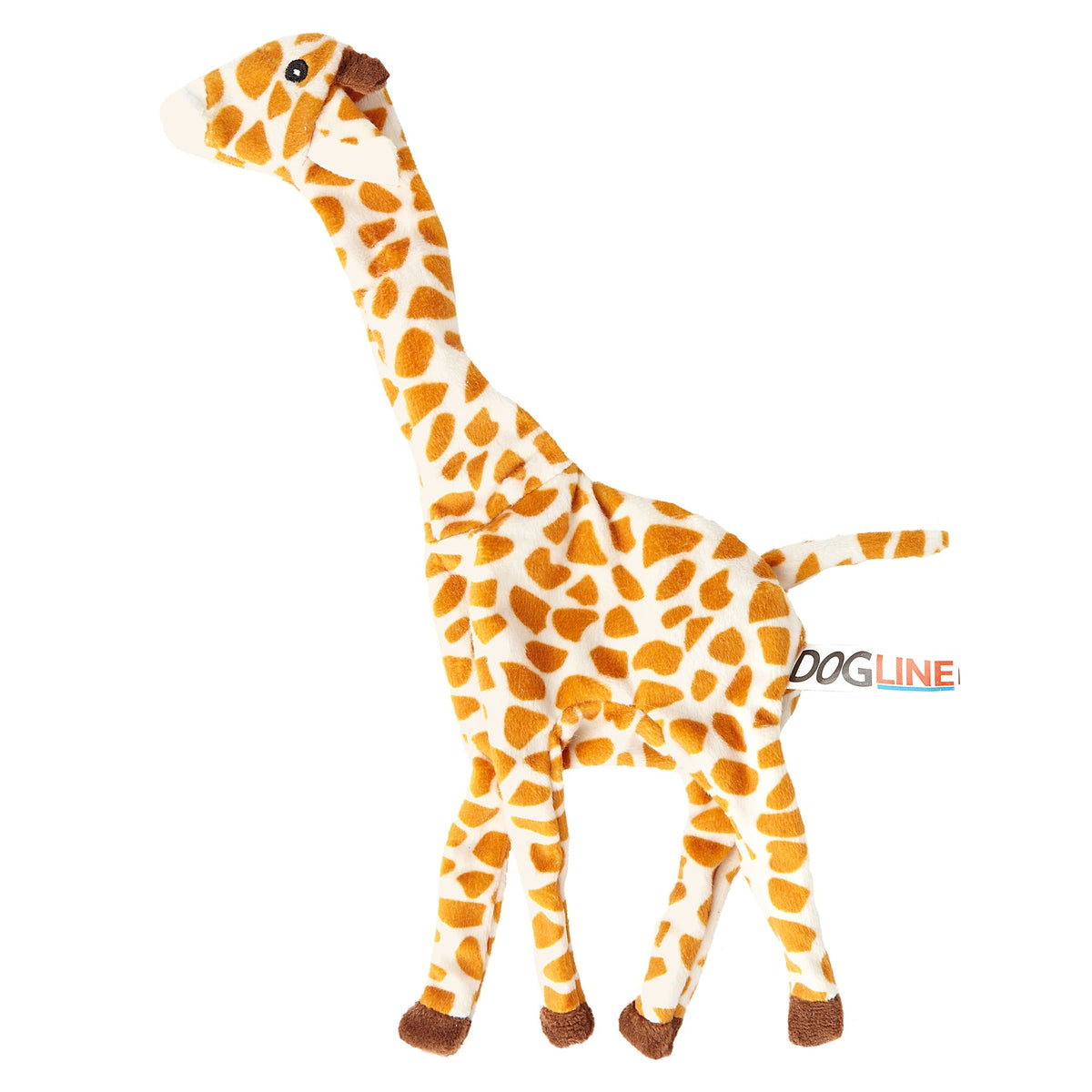 Dogline 12" Giraffe Crinkle Dog Toy