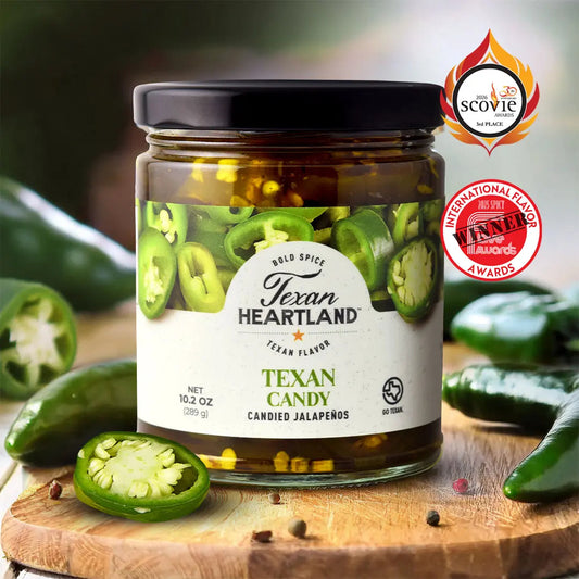 Texan Heartland Texan Candy Candied Jalapenos