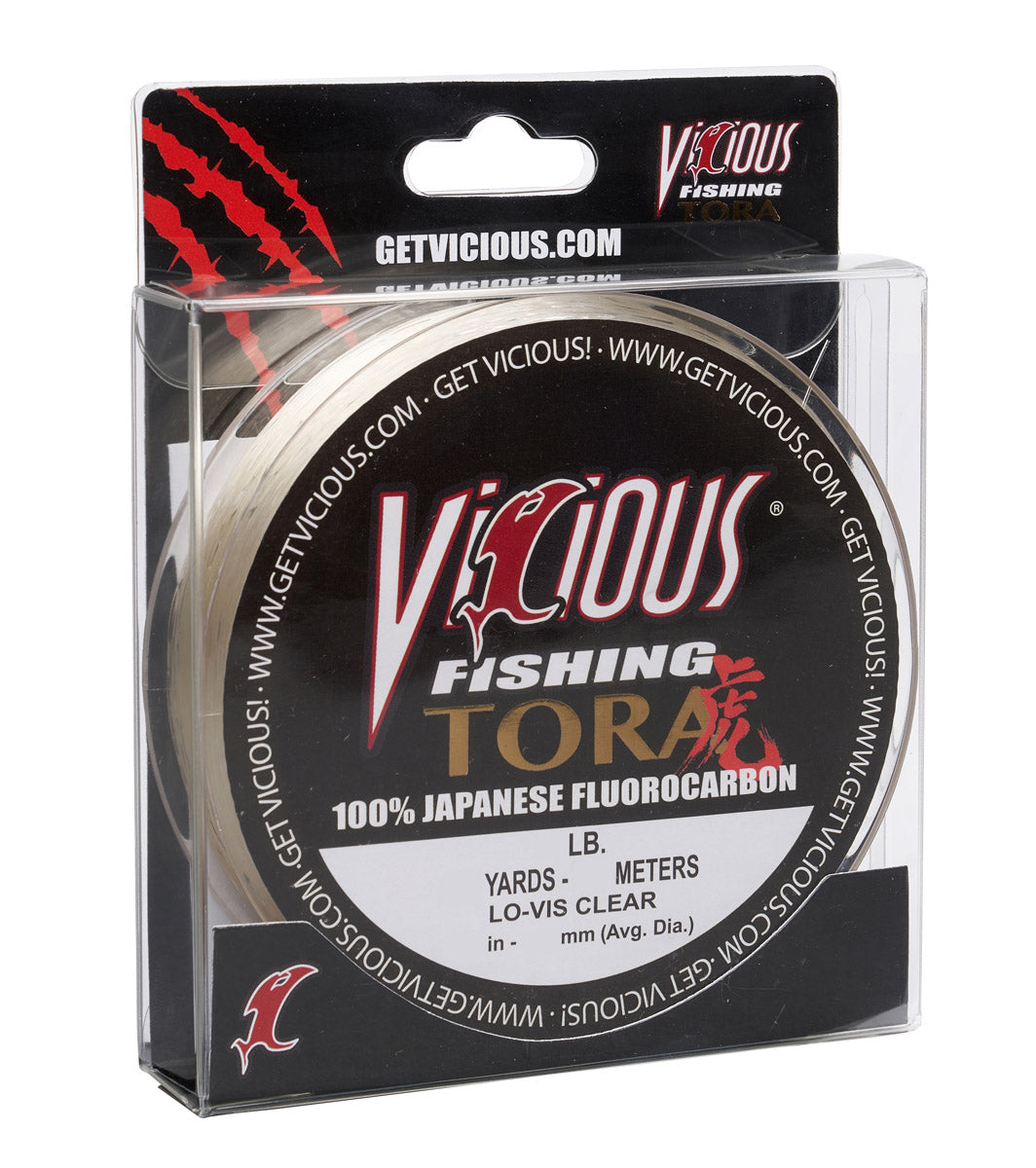 Vicious Tora 100% Japanese Fluorocarbon - 8 Lb Test