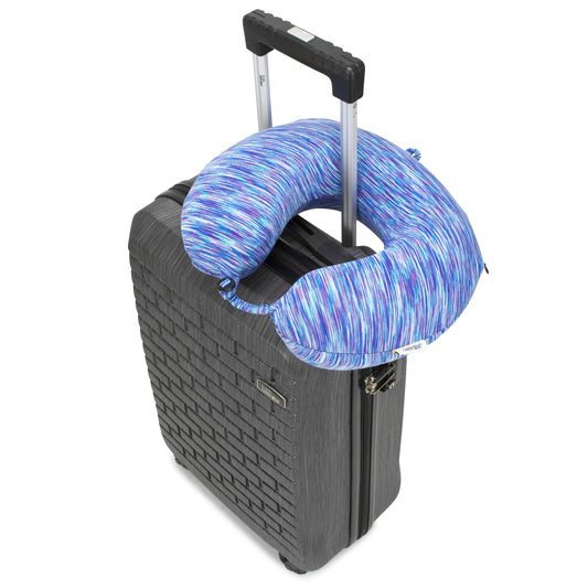 Miami Carry On Space Dye Memory Foam Neck Pillow