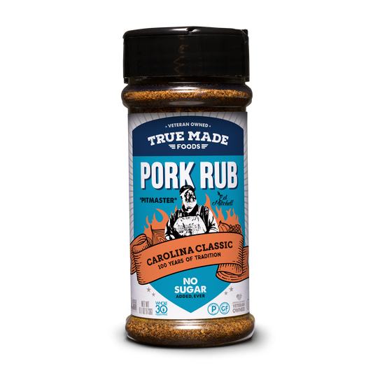 True Made Foods - Pitmaster Carolina BBQ Pork Rub 6.1oz (Small)