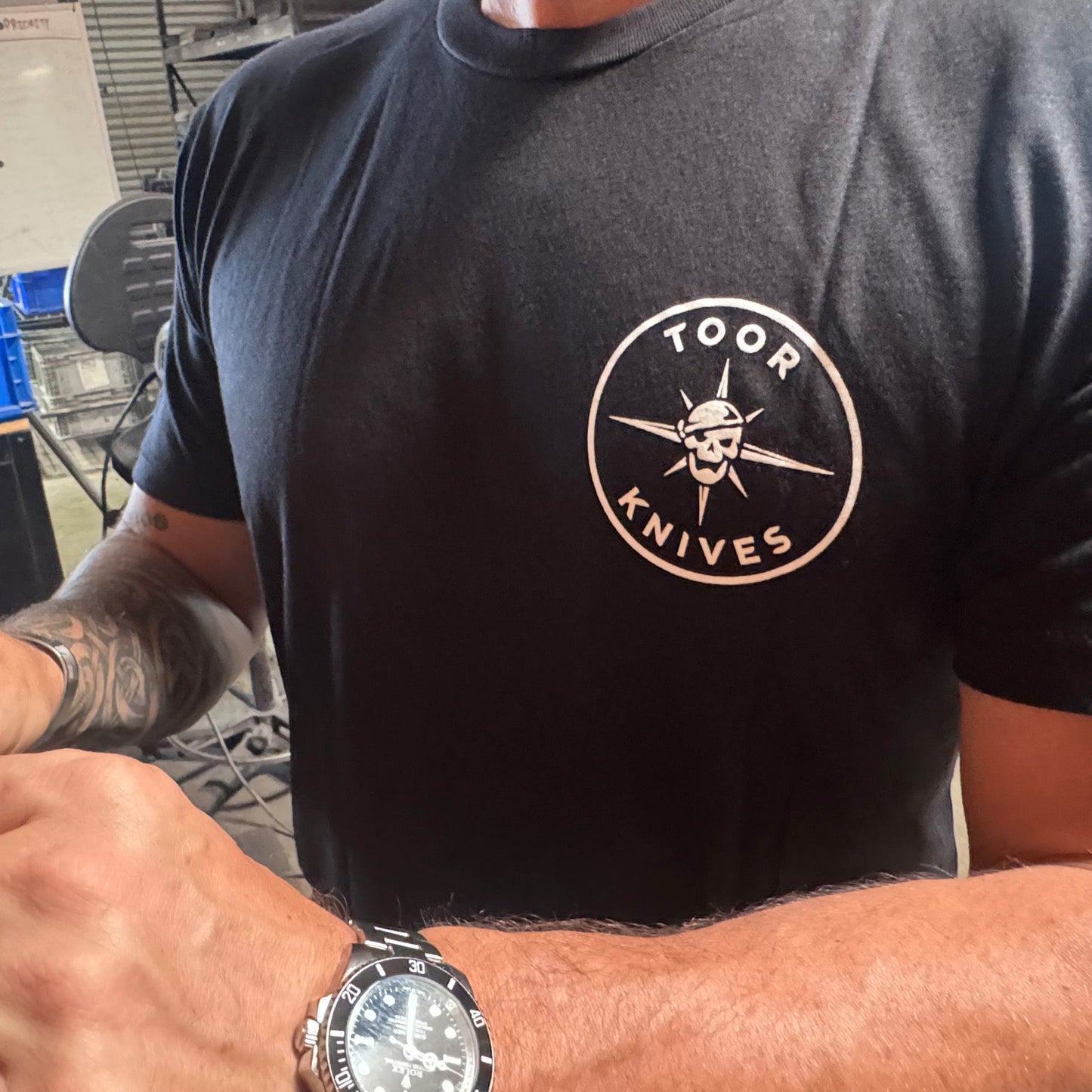 Toor Knives Logo Tee - Black/White