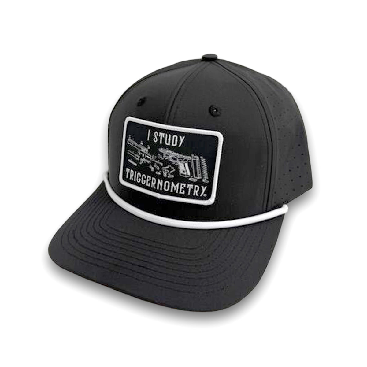 Shield Republic I Study Triggernometry Woven Patch Hat