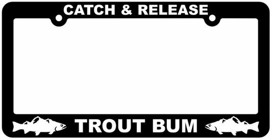Stone Creek Fishing License Plate Frames