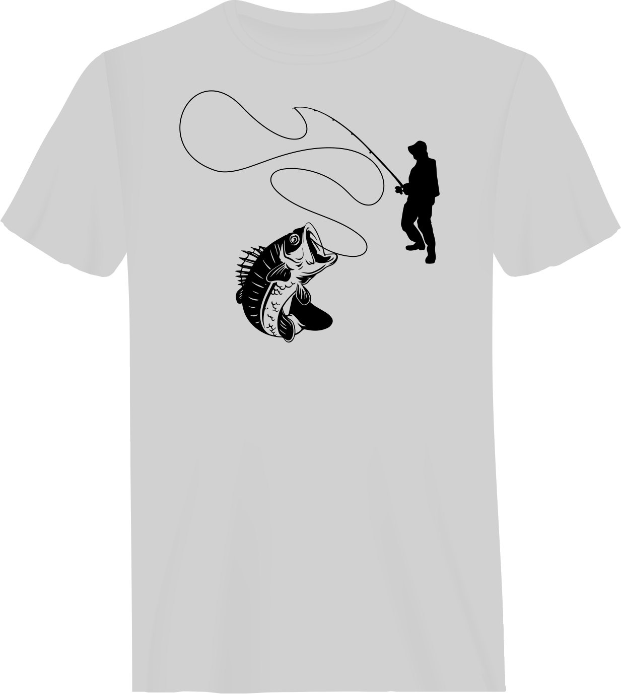 Outdoorzees Fishing Lines Man T-Shirt