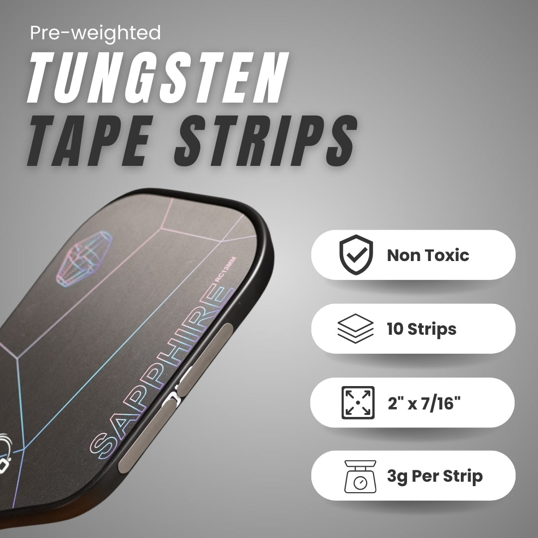 Pickleball Effect Tungsten Tape Strips