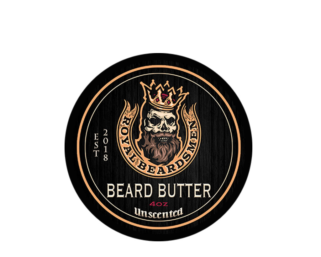 Royal Beardsmen Unscented 4oz Premium Beard Butter