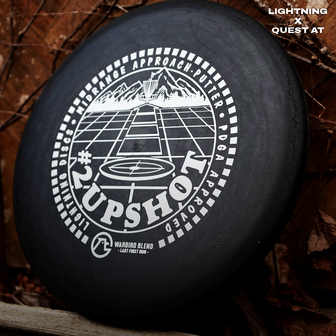 Gotta Go Gotta Throw Lightning Limited Edition Last First Run Warbird Plastic #2 Upshot Putter Golf Disc