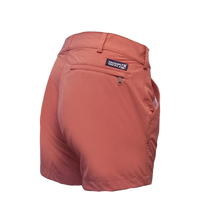 Hook & Tackle Women's Coastland 4-Way Stretch Short - NE Red